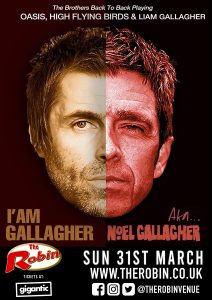 AKA Noel Gallagher + Iam Gallagher