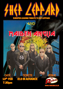 Shef Leppard / Maiden Anglia