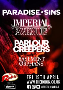 Paradise Sins, Imperial Avenue + Parlour Creepers