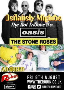 Definitely Mightbe w/ Adored (Tributes to Oasis + The Stone Roses)