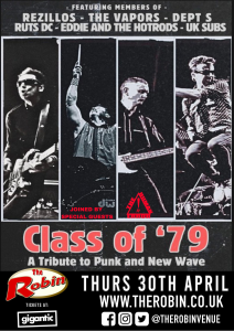 Class Of ’79 – A Tribute to Punk and New-Wave