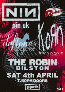 NIN UK, Korn Again, Deaftones